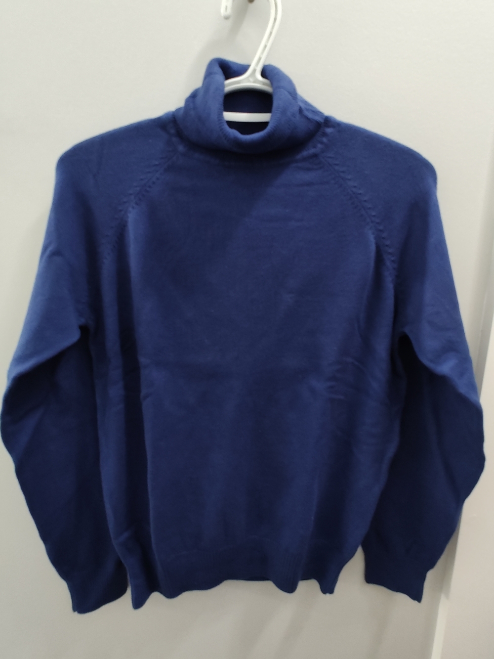JEANNE PIERRE Royal Blue Turtleneck Sweater
